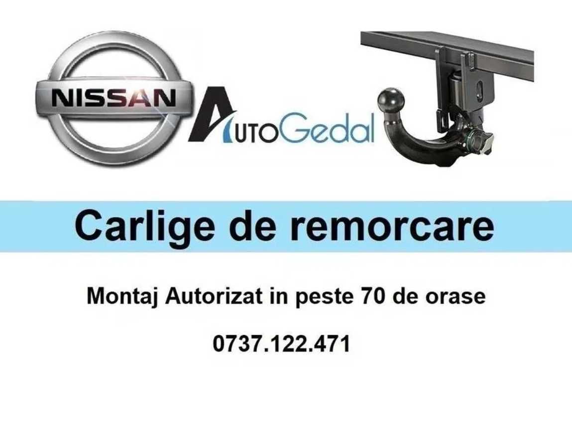 Carlig remorcare NISSAN Qashqai - Omologat RAR si EU - 5 ani Garantie