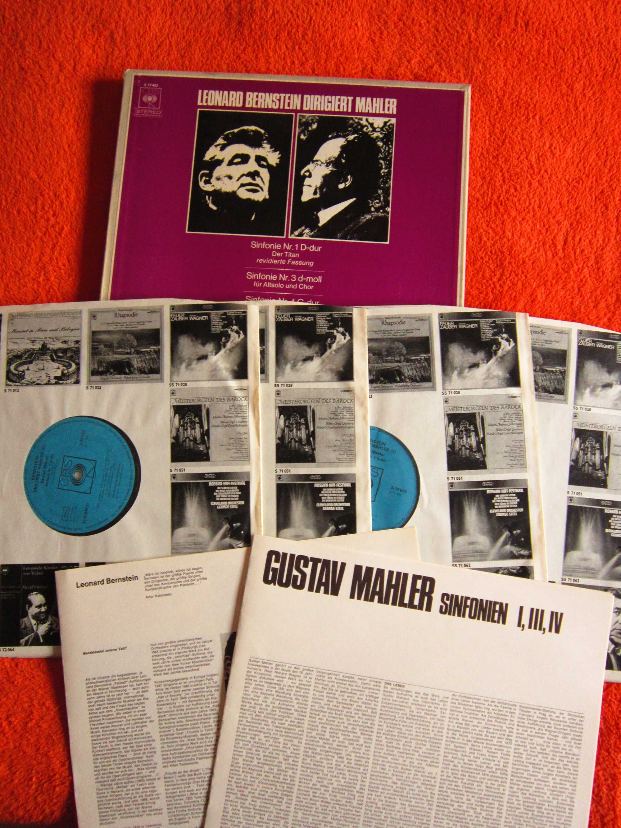 rar Mahler Leonard Bernstein Dirigiert Mahler Sinfonien 1974 New York