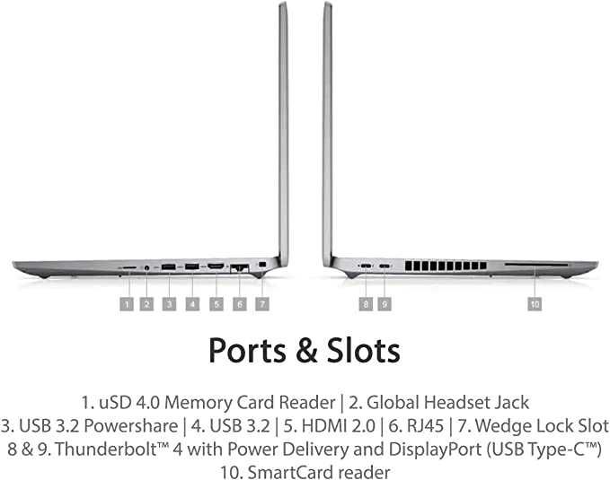 Лаптоп Dell Latitude 5520, 15.6" Inch, i5-1145G7, 16GB RAM, 512GB NVMe