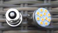 Bec becuri LED leduri P21W PY21W albe marsarier galbene semnalizare