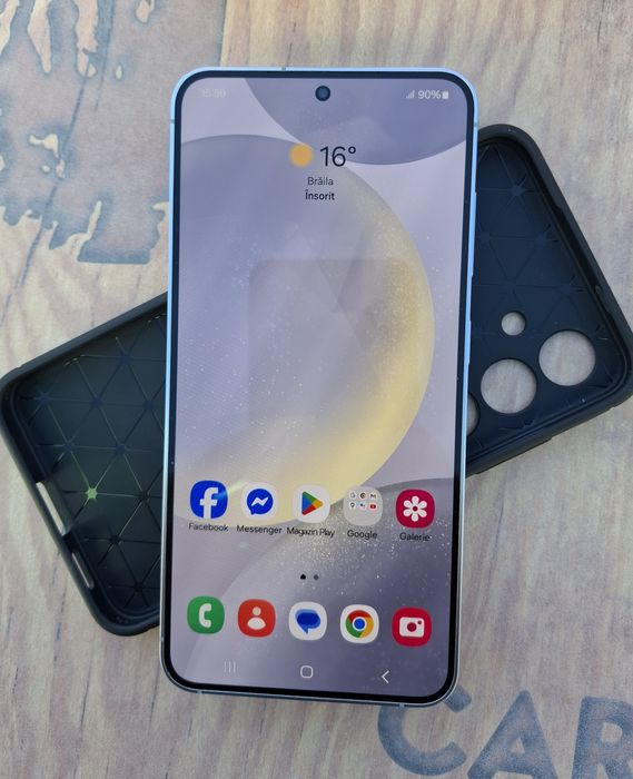 Samsung S24 Marble Gray, impecabil ca Nou