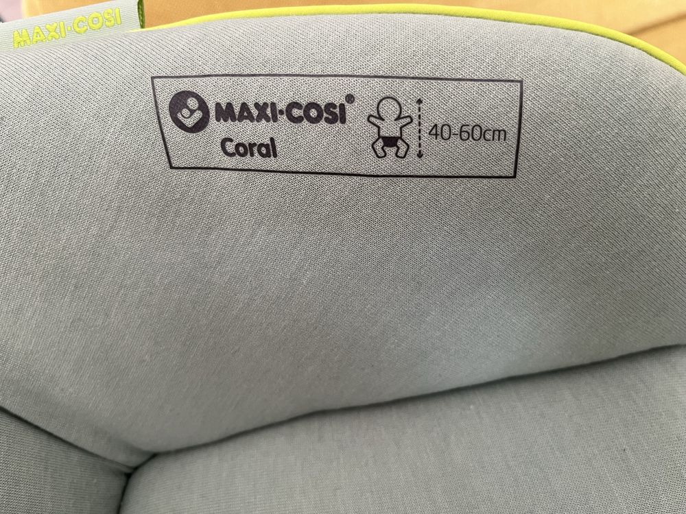 Maxi-Cosi бебешко/детско столче за кола - Coral 360 - Essential Green