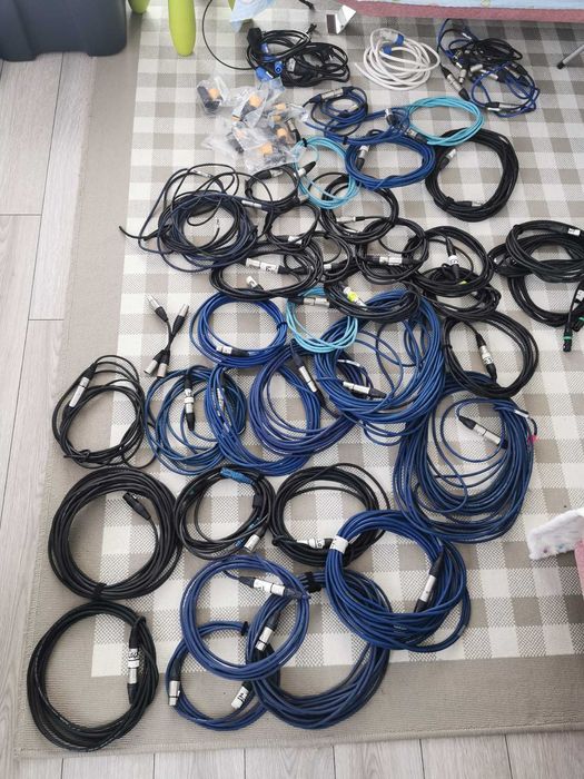 Cabluri XLR cu mufe NEUTRIK diverse marimi DOAR cu 5 pini