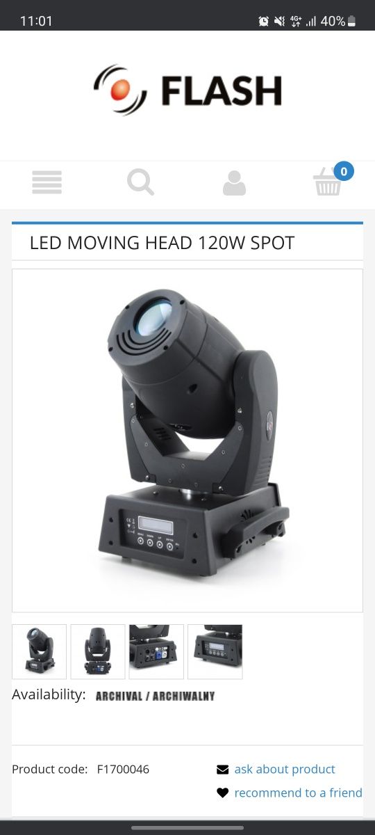 Moving head si wash moving