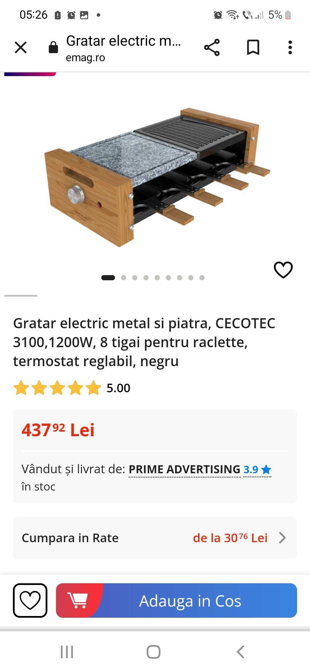 Cecoteg gratar electric nou