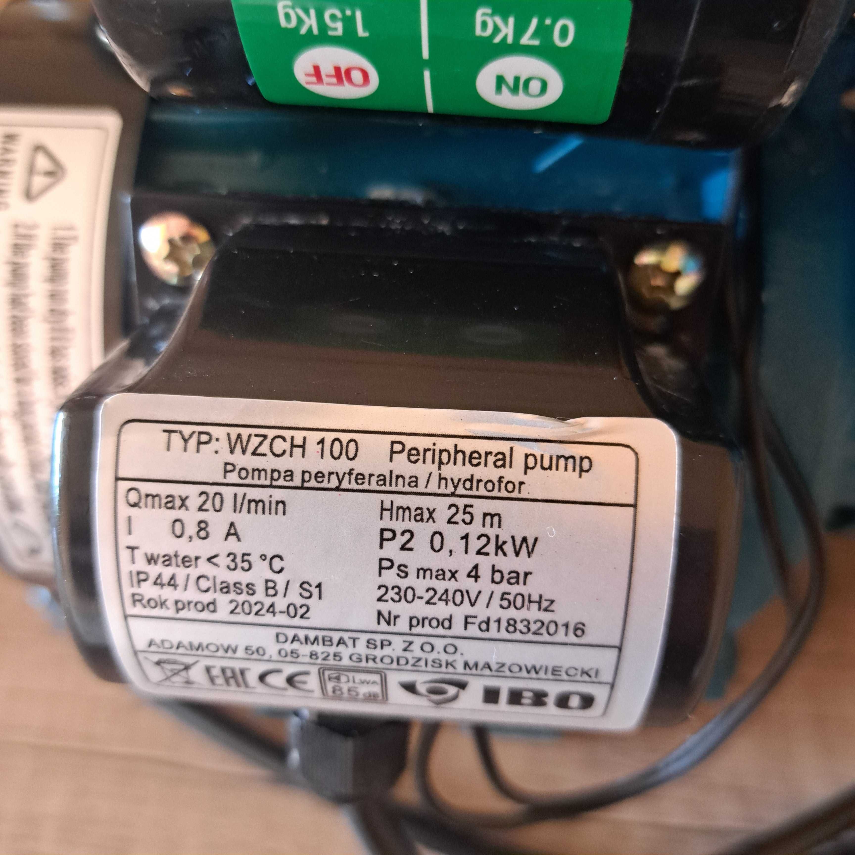 Хидрофорна мини помпа за вода 120w.