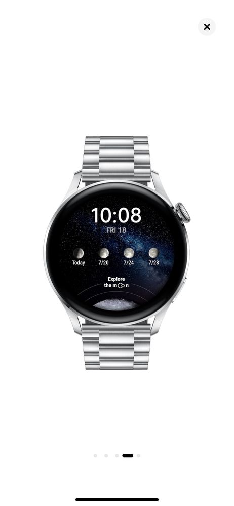 Smartwatch Huawei Watch 3, 46mm, Elite, Stainless Steel