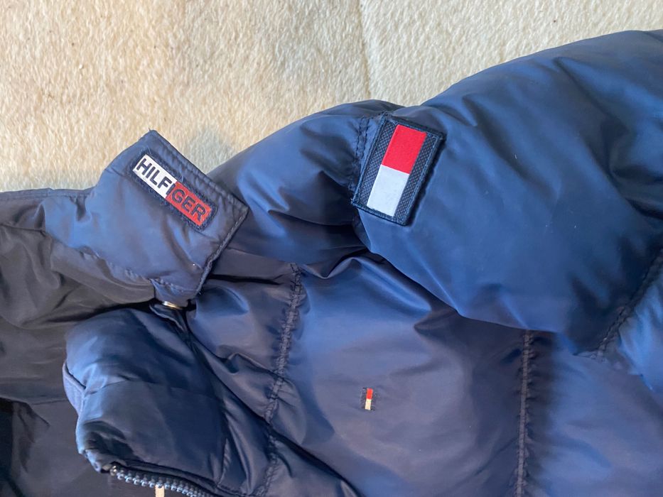 Тъмно синьо Зимно яке Tommy Hilfiger, за момче, 152см