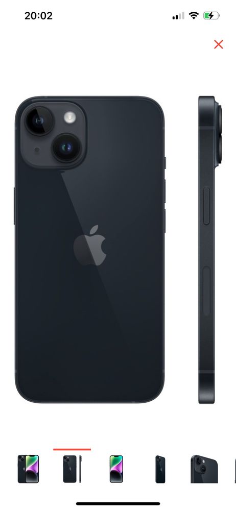 Смартфон Apple iPhone 14 128Gb черный