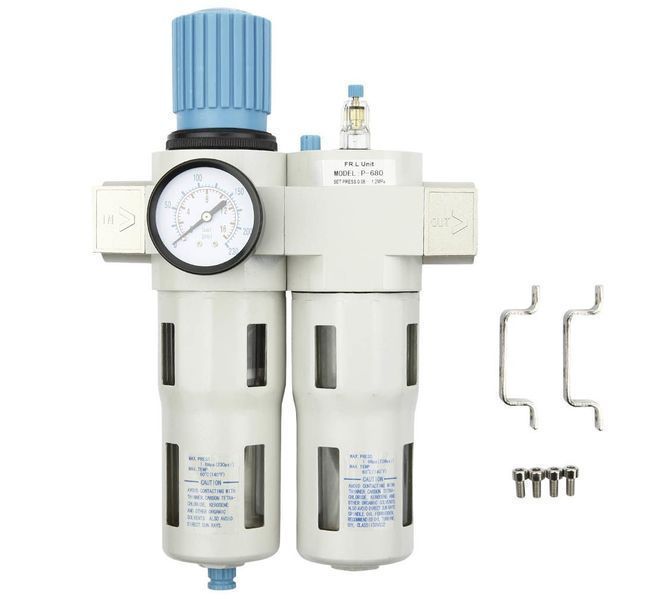 Сепаратор за вода и омаслител, с регулатор на налягането 3/4’ p-680 pr