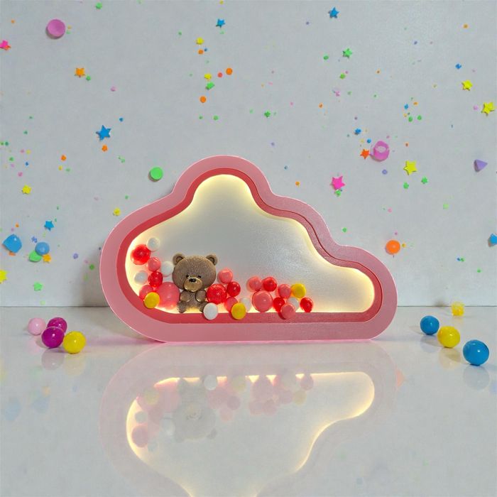 Детска 3D лампа с led осветление