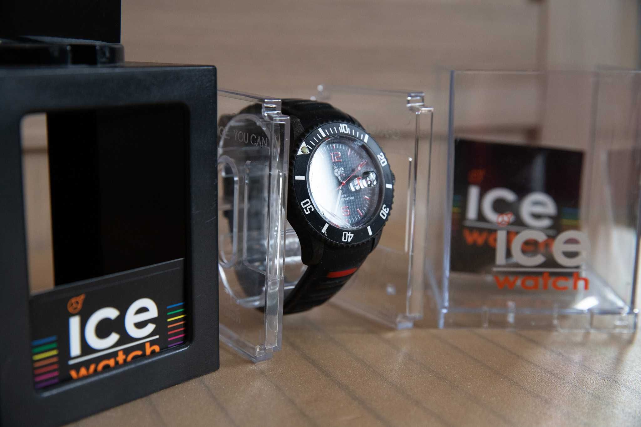 Ceas barbatesc ICE Watch negru, second hand, seria 001312