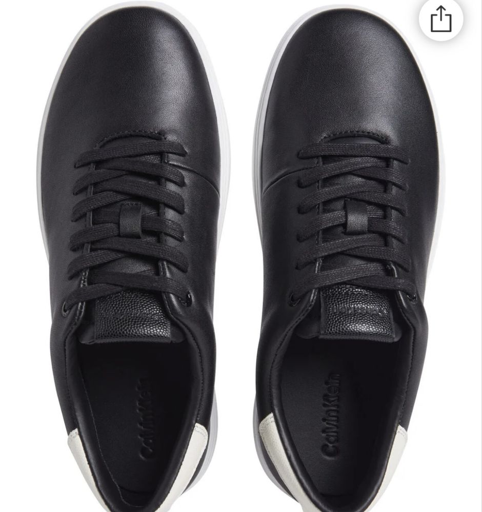CALVIN KLEIN мъжки кецове 2 броя, черни и бели