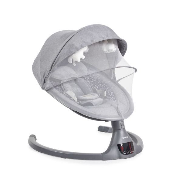 CANGAROO Електрическа люлка - шезлонг ISWING ГРАФИТ