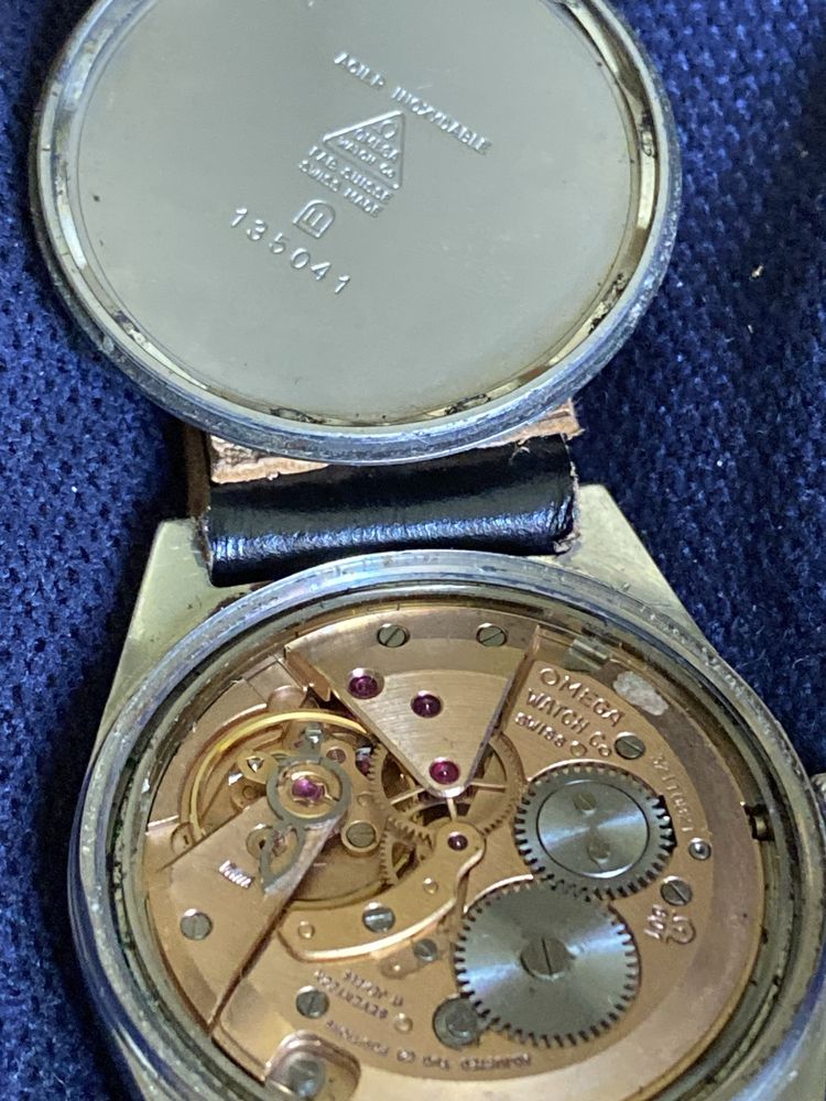 Omega geneve 1955 с естествени диаманти