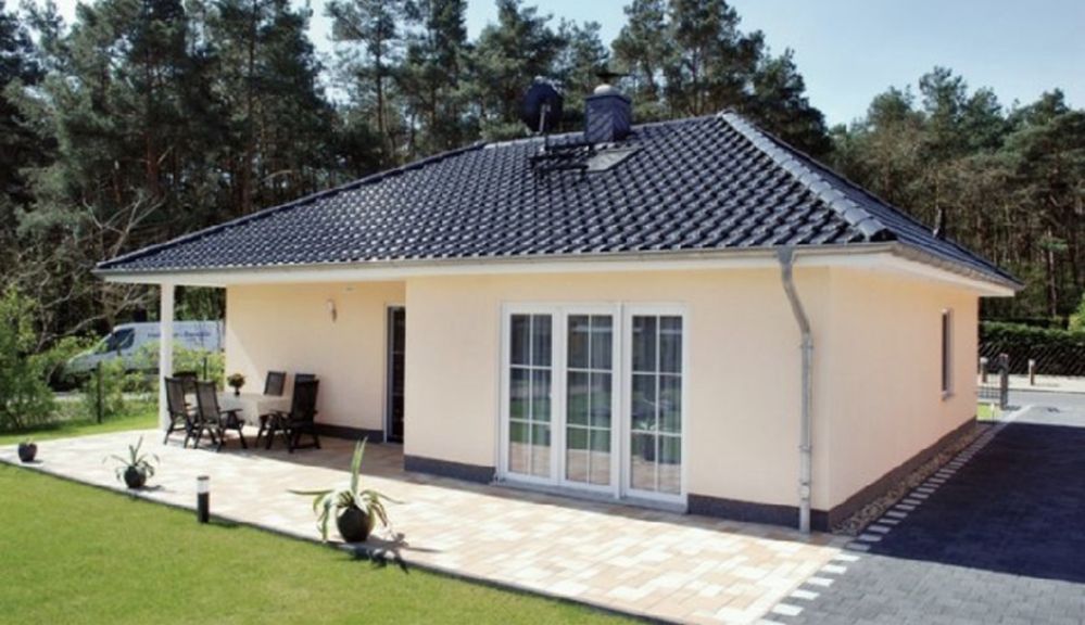 Vand case pe structura metalica modulare