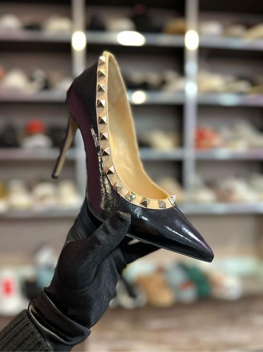 Pantofi piele AAA stiletto Valentino 36-38, 41