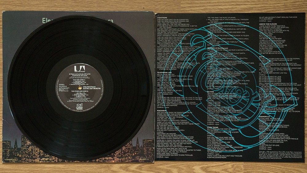 ELO Electric Light Orchestra - New World Record (1976) 1-st US press