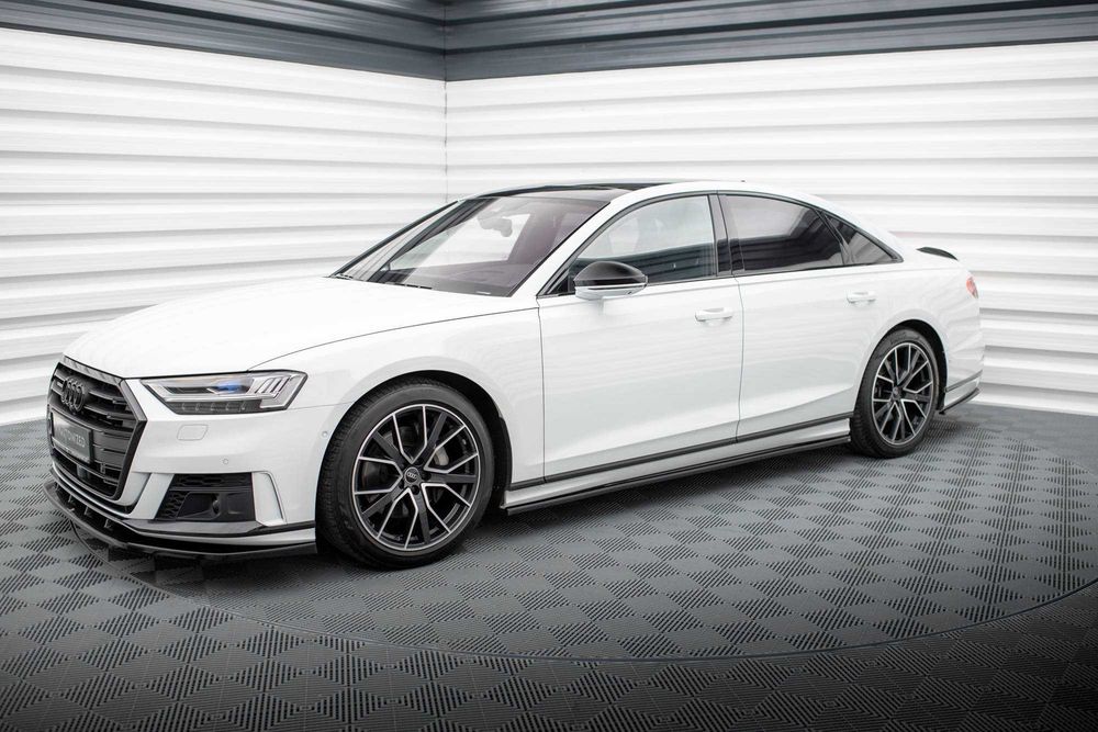 Pachet Prelungiri Audi A8 D5 S-Line Maxton Design negru lucios