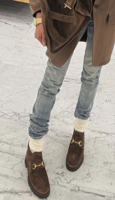 Gucci боти велур