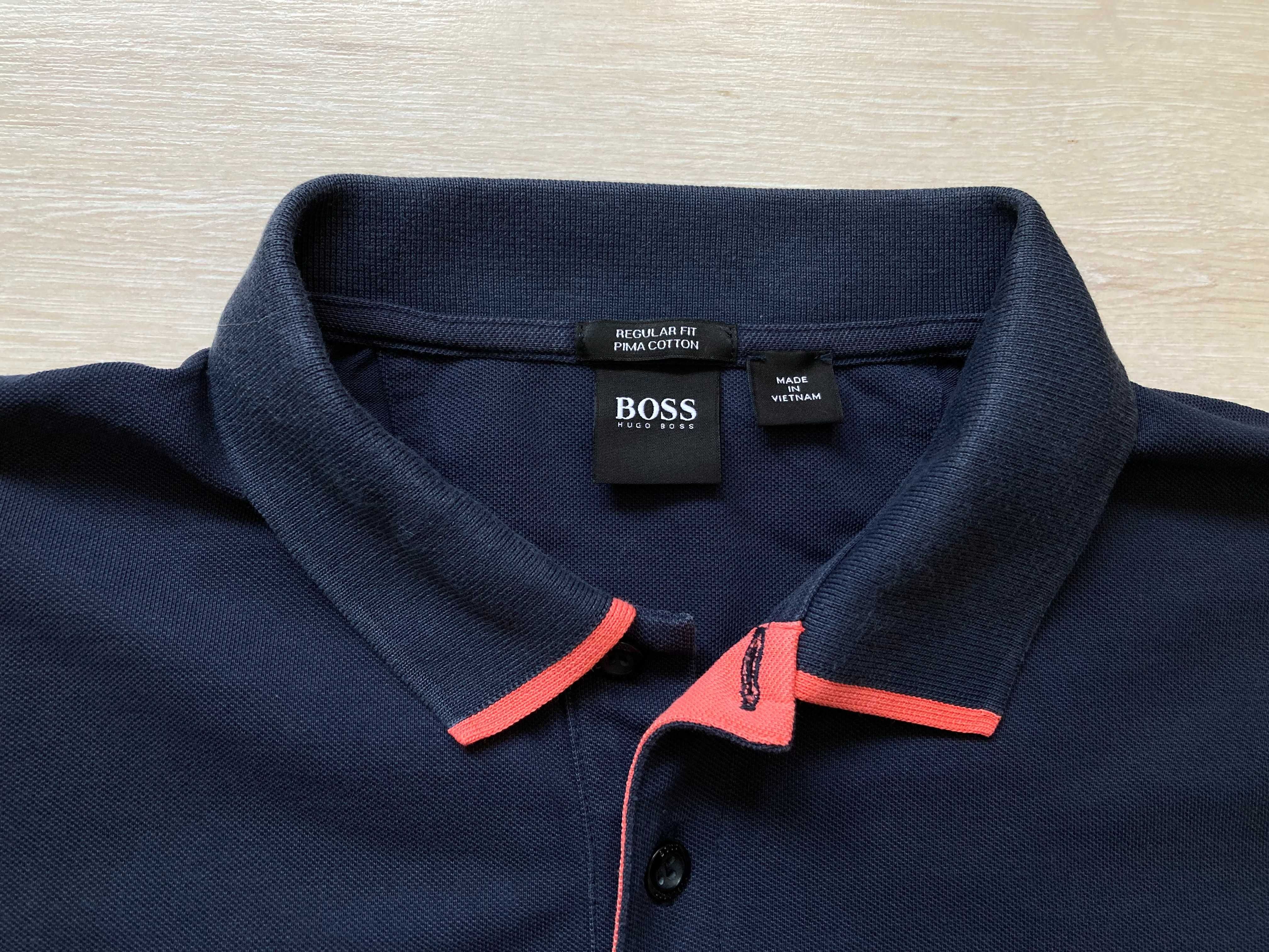 Hugo Boss Paddy 1 Pima Cotton Regular Fit мъжка поло тениска размер L