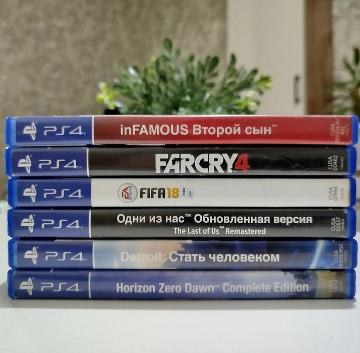 Продам игры на пс4 все по 6000