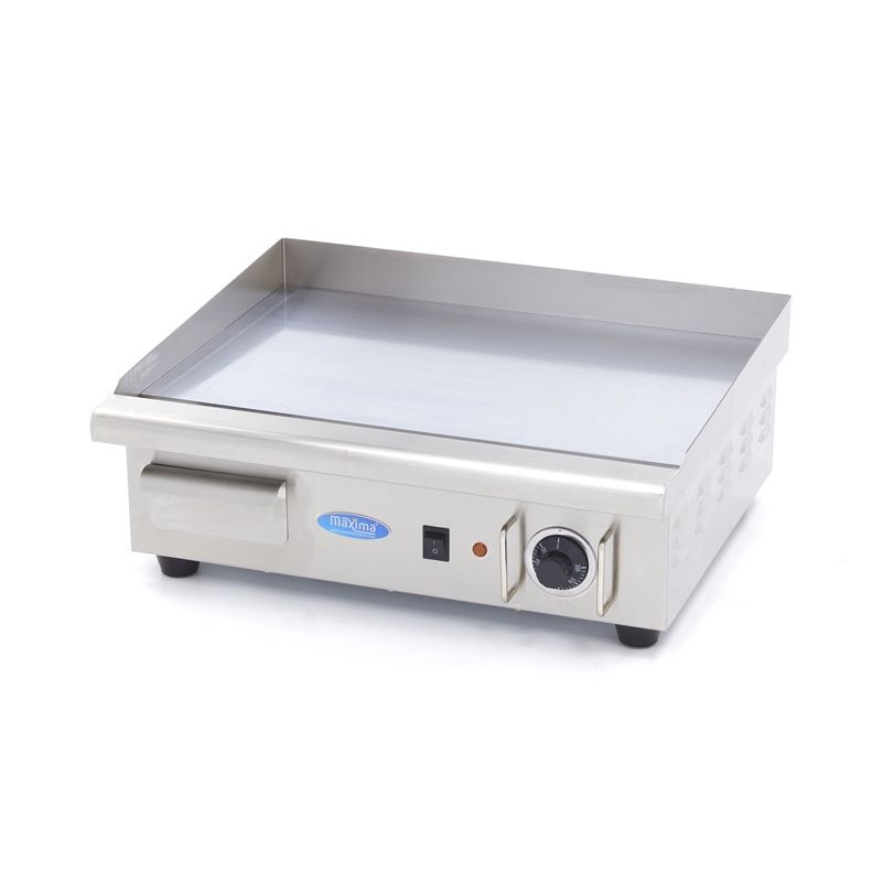 Grill electric Maxima cu suprafata neteda 55 cm