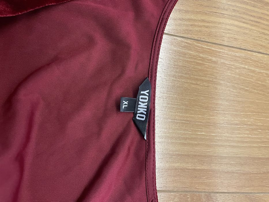 Vand costum Yokko catifea grena marimea L-XL/44