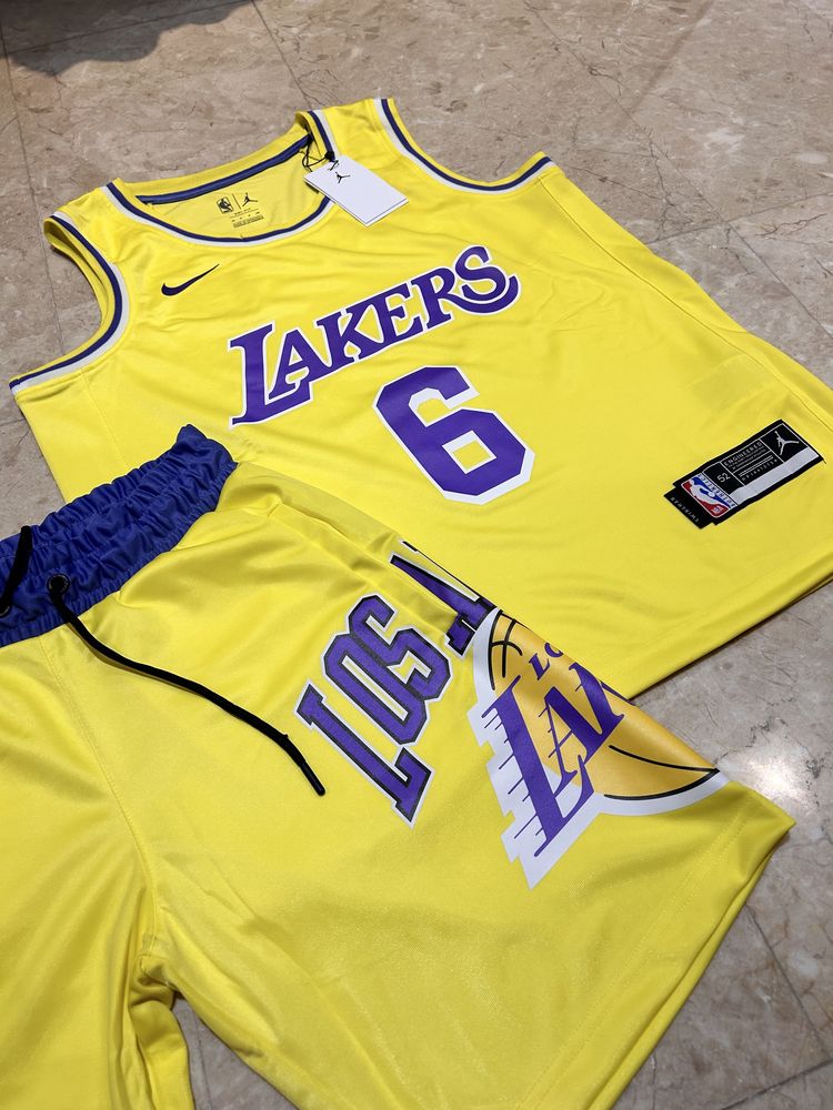 NEW!! Compleu Lakers by Jordan - calitate superioară PREMIUM