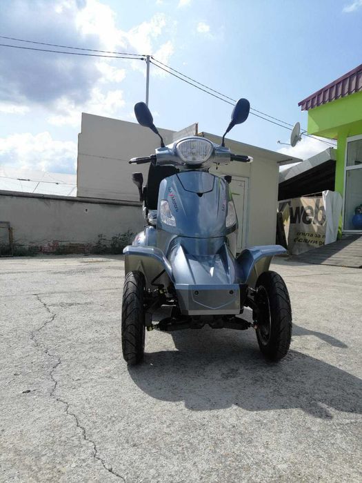 MaXmotors Електрическа четириколка Скутер 1500W Silver