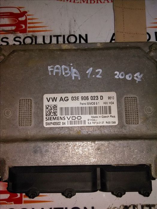 calculator motor skoda fabia 1 1.2 12v an fabr. 2007
