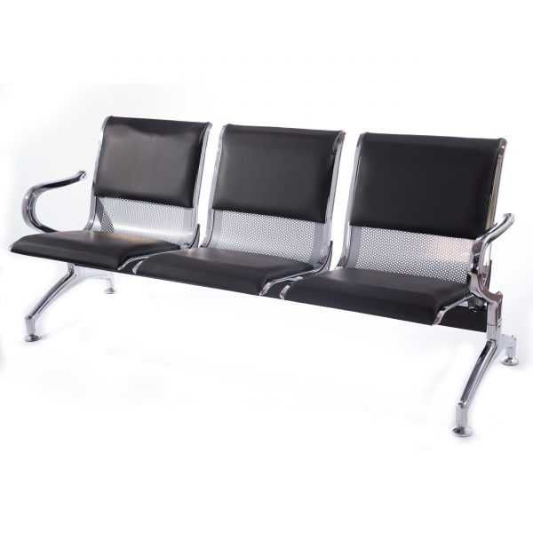 Banca asteptare metalica Tapitata 3 locuri DH 503P LIVRARE GRATUITA