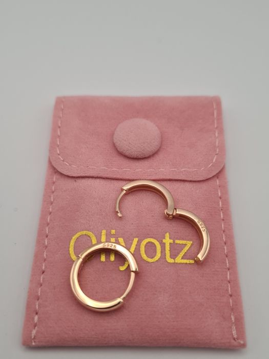 Cercei Oliyotz Rose Gold cu zirconiu