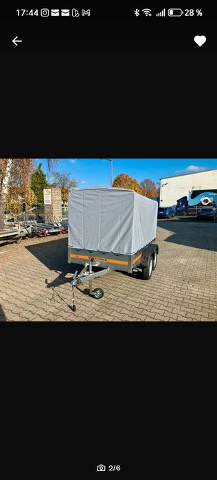 Remorca cu axa dubla