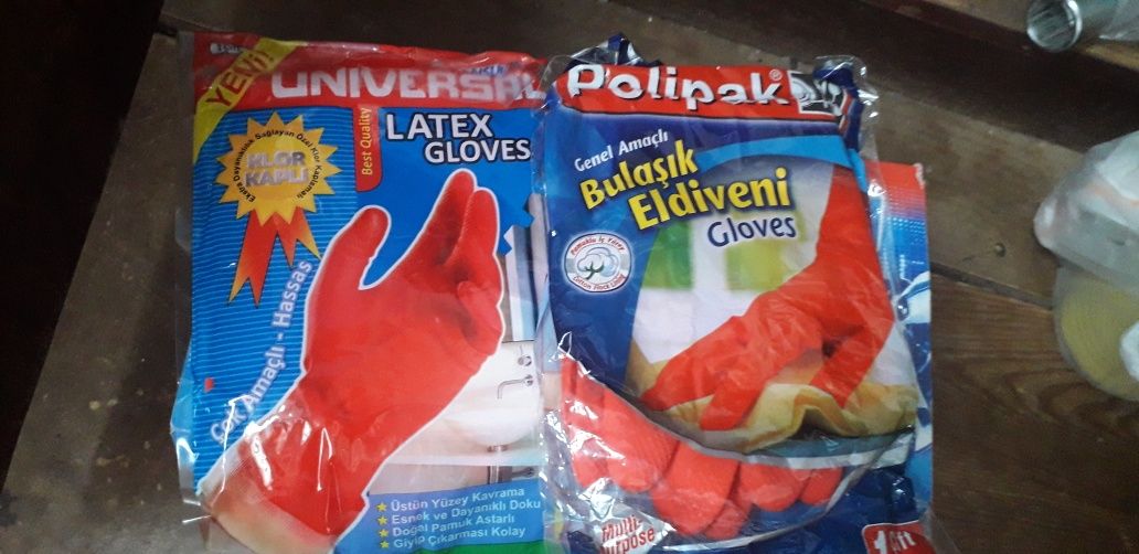 Перчатки резиновые турецкие