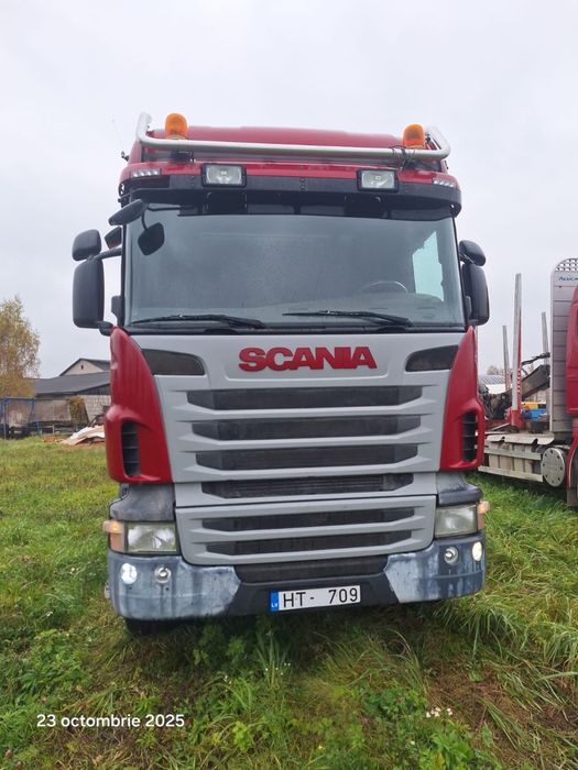 Scania R 2011 macara Kesla transport Forestier macara bustean