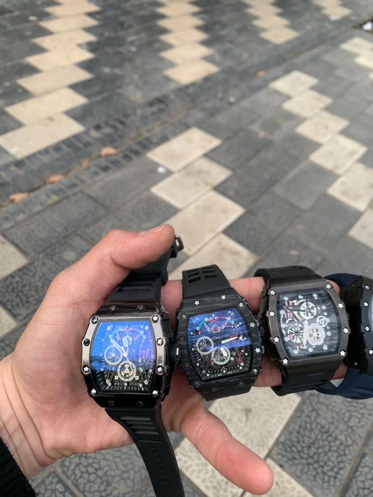 Richard Mille Automatic Mexanika Avtopodzavod soat watch chasi soatlar