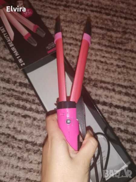 Нова маша и преса за коса 2 в 1 – за къдрици и изправяне