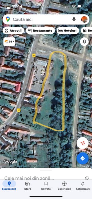 Vand teren intravilan sat Rausor lângă Rau