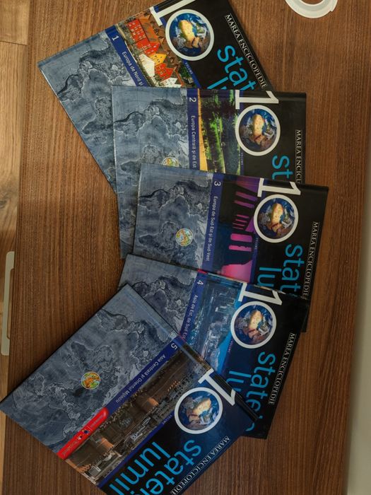 5 volume din Colecția Marea Enciclopedie Statele Lumii
