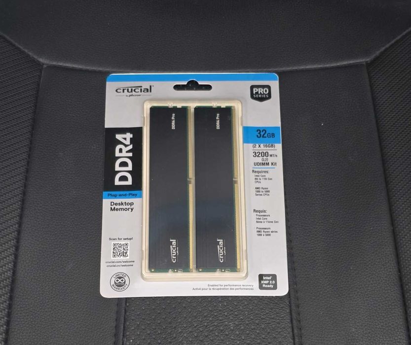 Memorie Crucial Pro 32GB Kit (2x16GB) DDR4-3200 CL22 nou