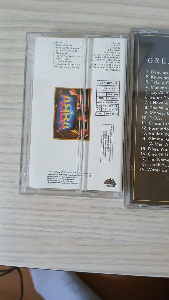 Dc si caseta Audio Abba Gold