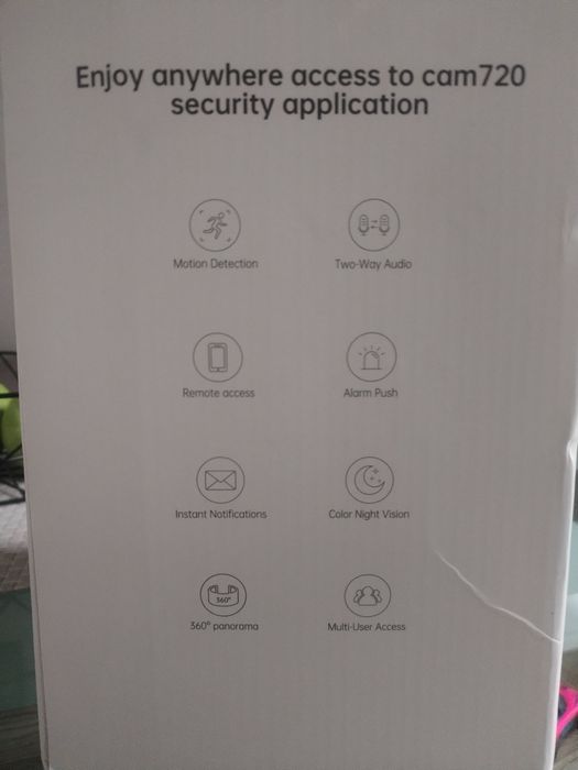 Тройна камера за видеонаблюдение