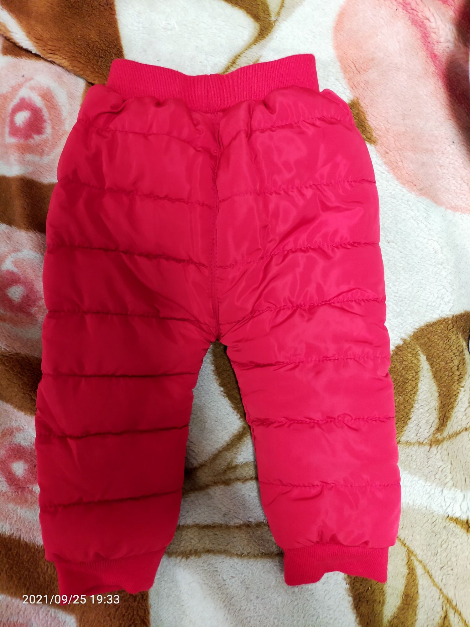 Утепленые новые детские штанишки