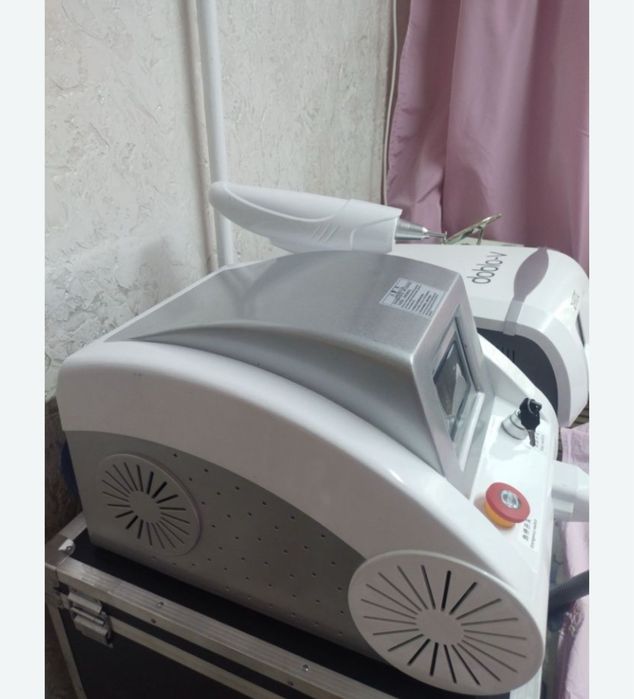 Лазер неодимовый   в рабочем состояние