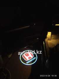Хонда подсветка дверей с логотипом тюнинг авто Led подарок мужчине