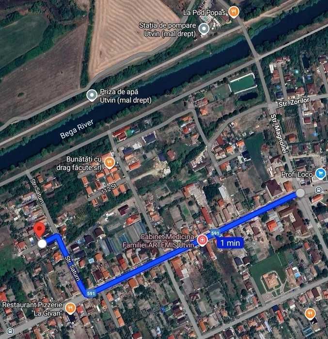 Duplex parter,115mp util,in Utvin,pozitie centrala,toate utilitatile