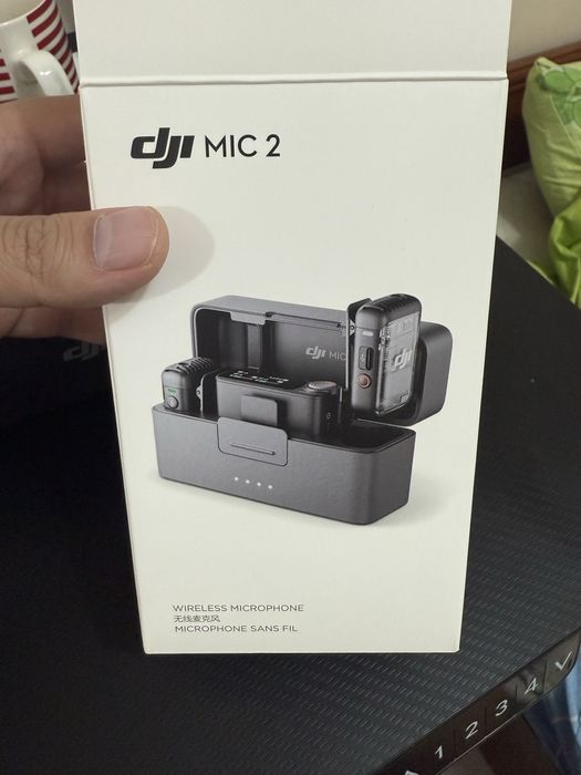 Микрофон DJI Mic 2 (2 TX + 1 RX + Charging Case) черный