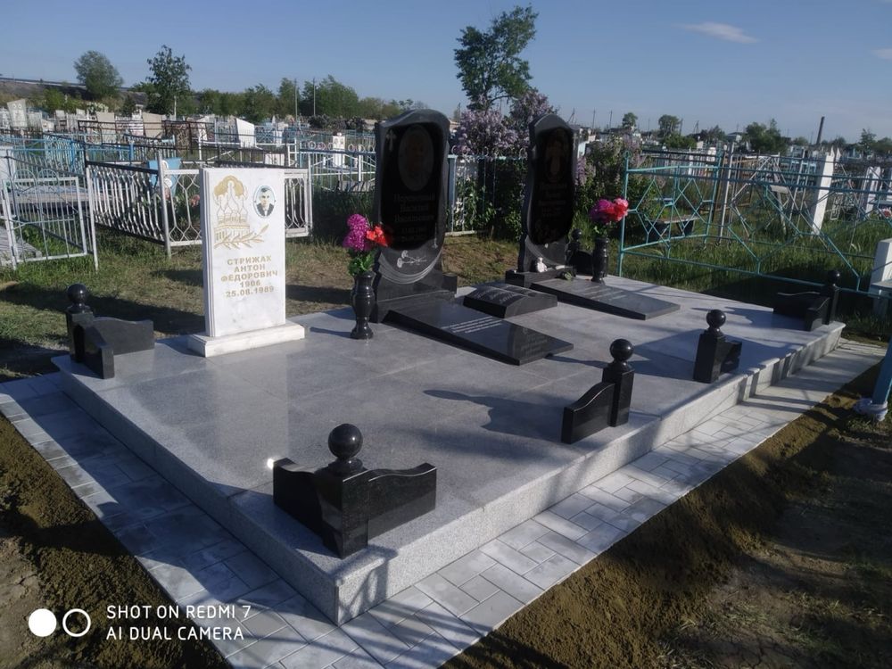 Установка памятников, облагораживание могил