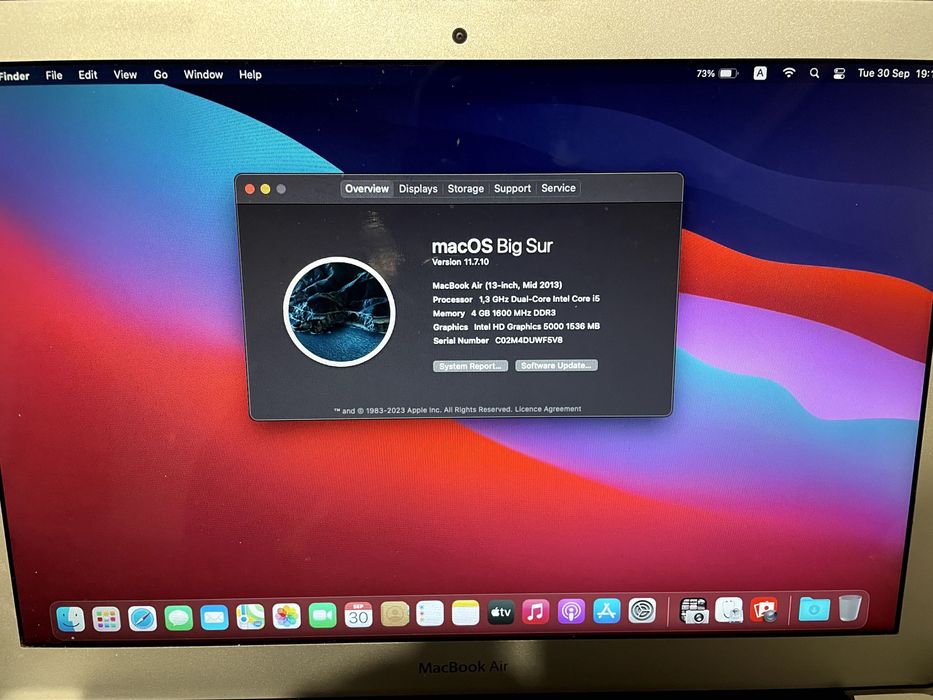 MacBook Air 13" Mid 2013 – 256GB SSD